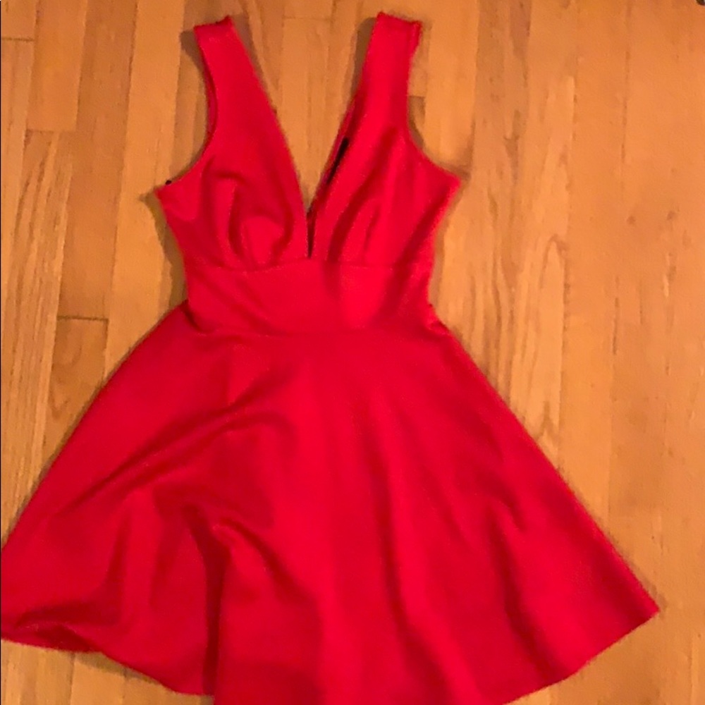 Red dress